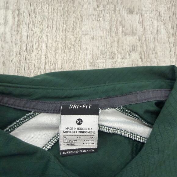 Nike Michigan State Spartans Polo Shirt Men's XL Dri-Fit NCAA College NCAA MSU - Picture 4 of 8